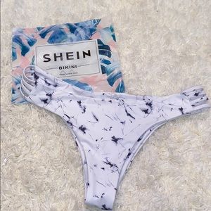 2/$10 SheIn Marble Bikini Bottoms